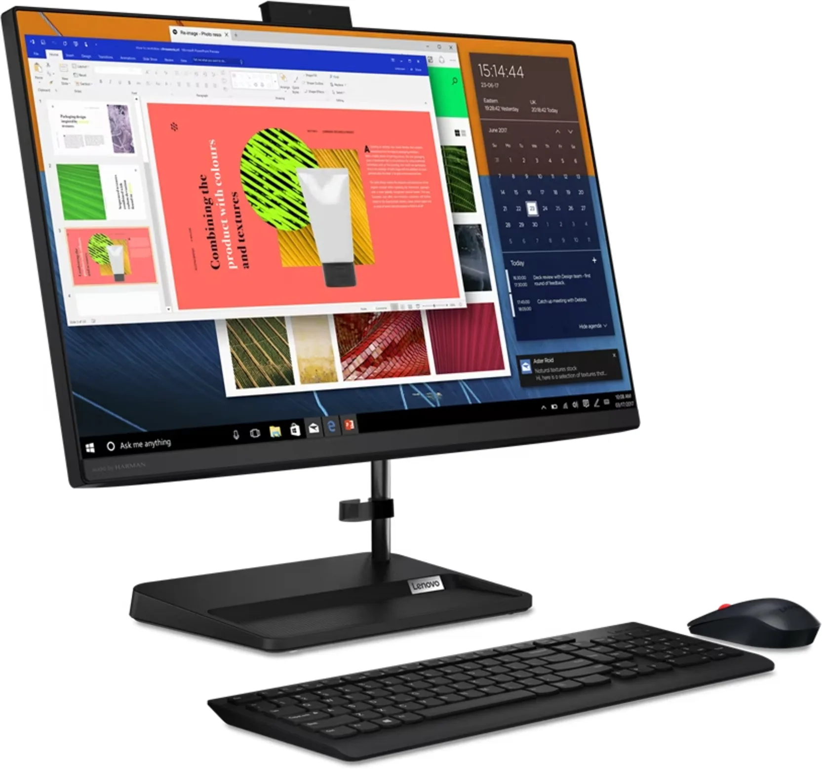 Imagen 2 de Computador Lenovo AIO IdeaCentre 3 24ALC6 AMD R3 5300U RAM8GB SSD512GB 23.8" W1H