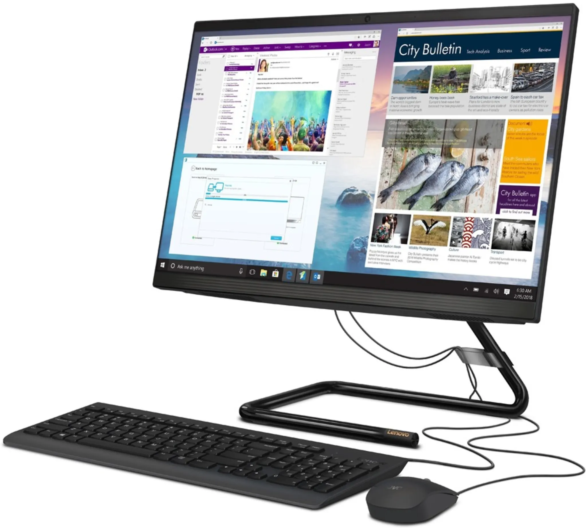 tecnomas.cl | [F0EX004TCL] Computador Lenovo AIO 3 22ADA05 AMD Athlon