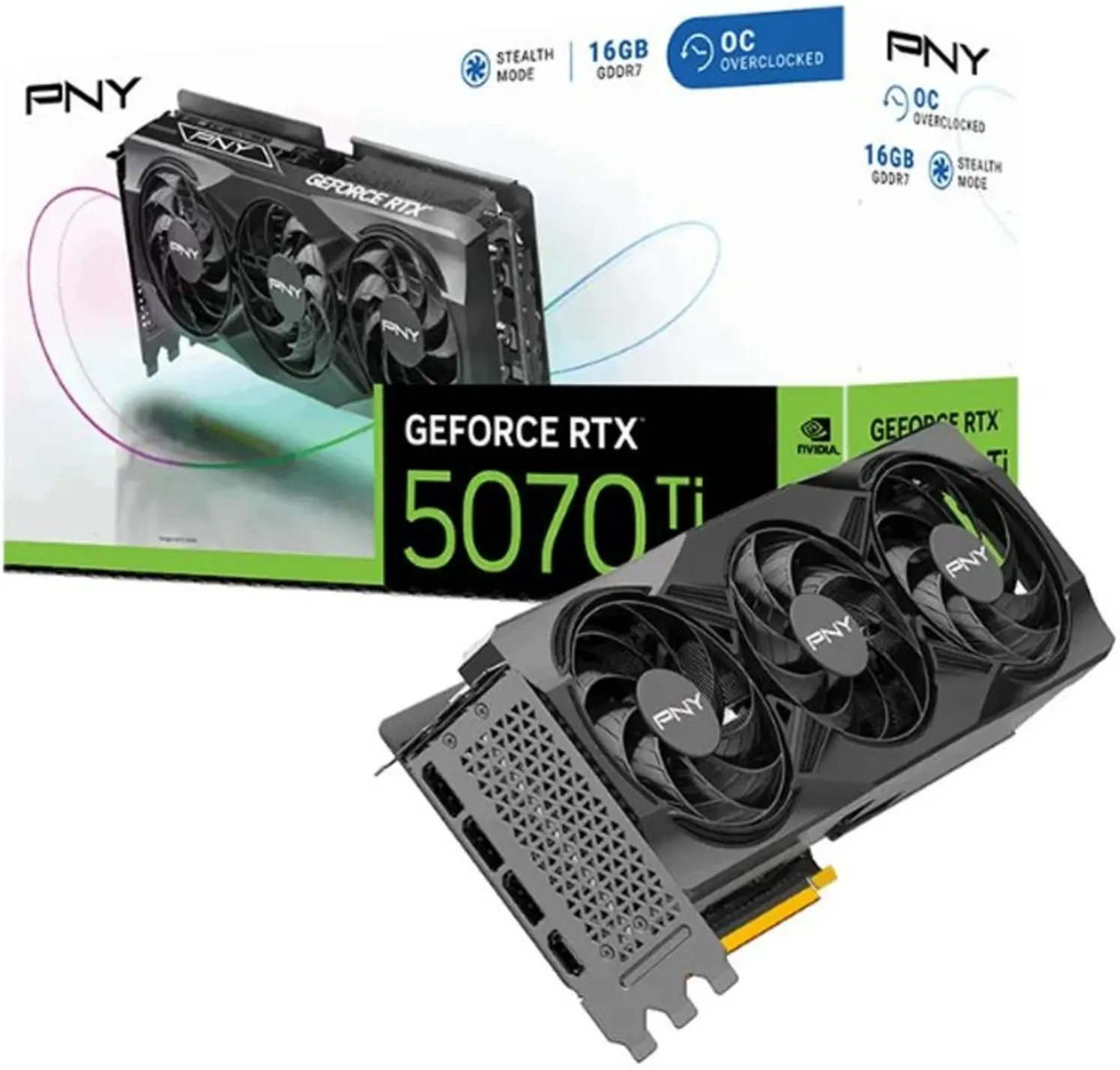 Imagen 0 de Tarjeta de video PNY RTX 5070 Ti 16GB STD OC