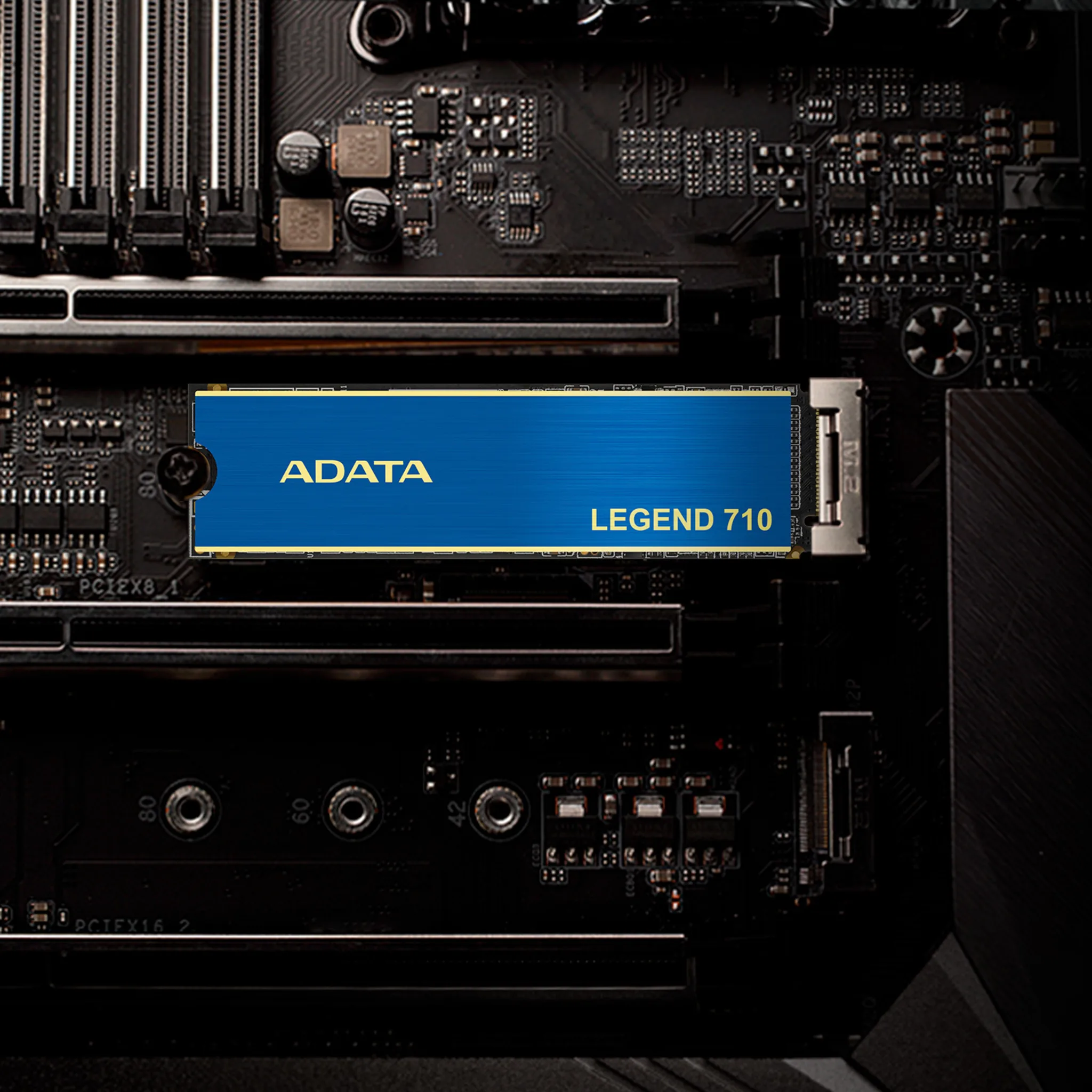 Imagen 6 de Unidad SSD AData Legend 710 256GB M.2 22*80 PCIe G3x4 Lec 2100MB/s Esc 1000MB/s