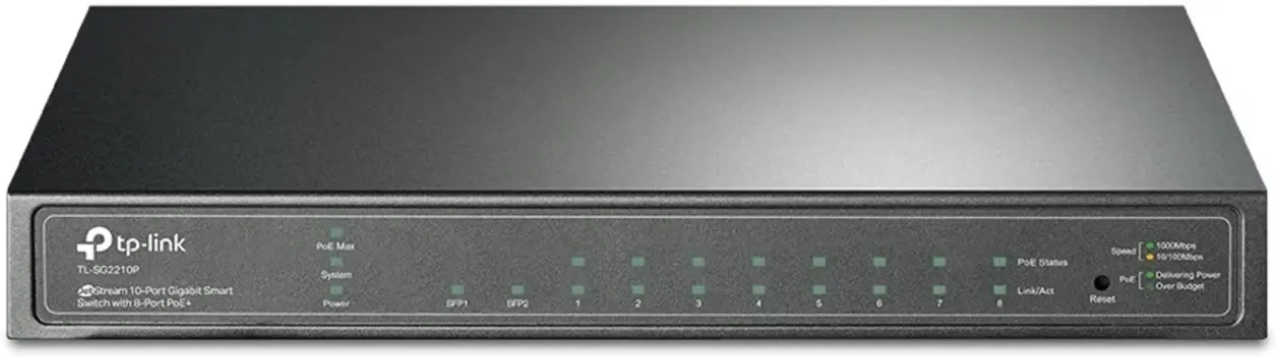 Imagen 1 de Switch Tp-Link TL-SG22 JetStream Smart de 8 puertos Gigabit PoE c/ 2 ranuras SFP