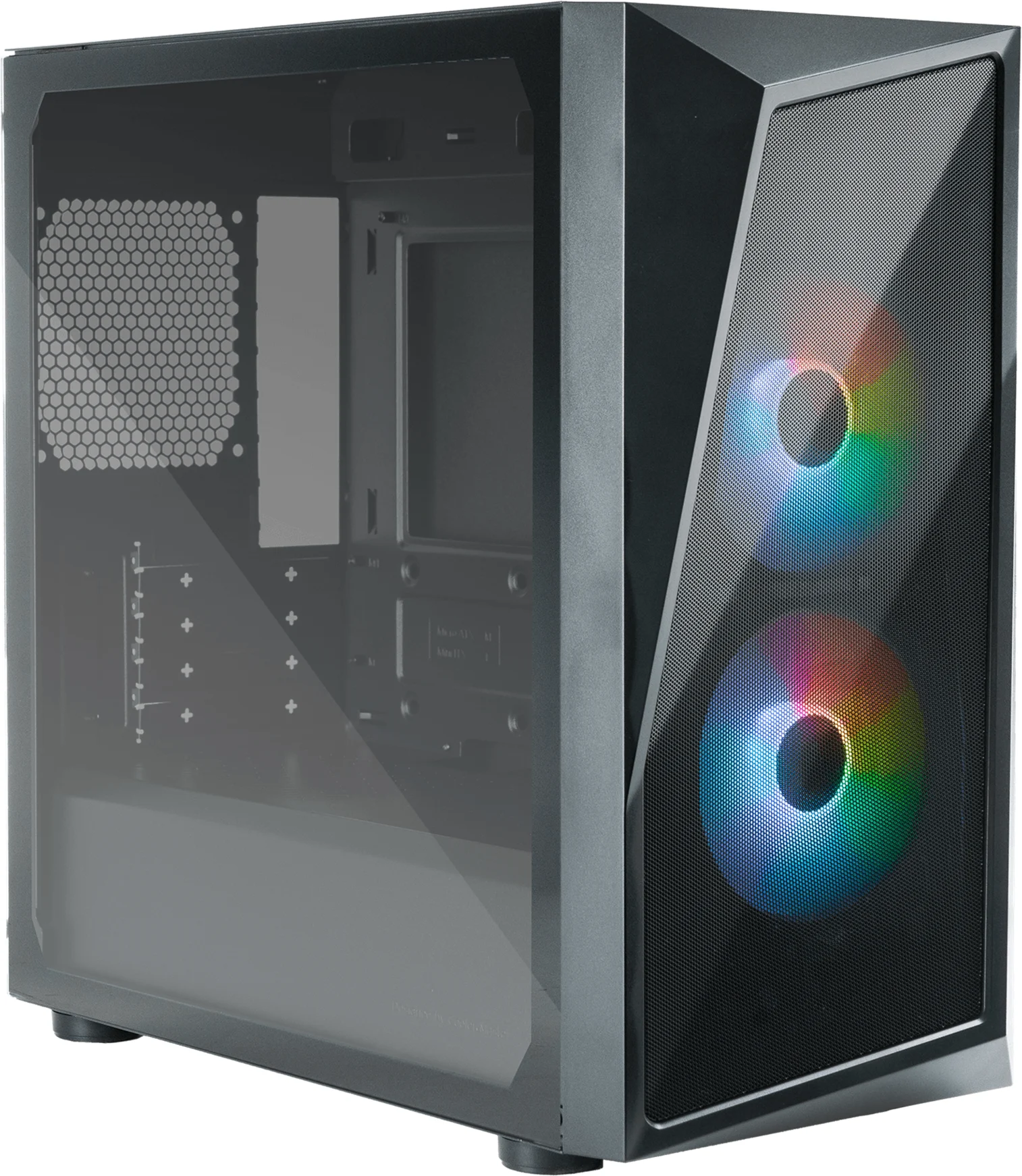 Imagen 1 de Gabinete Gamer Cooler Master CMP 320 ARGB Vidrio Templado mATX Negro S/Fuente