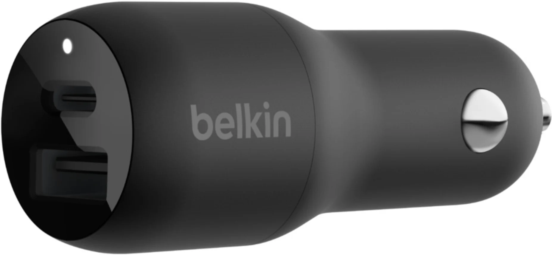 Imagen 0 de Belkin BOOST UP Dual Car Charger with PPS 37W - Adaptador de corriente para el coche - 37 vatios - PD 3.0 - 2 conectores de salida (USB, 24 pin USB-C)