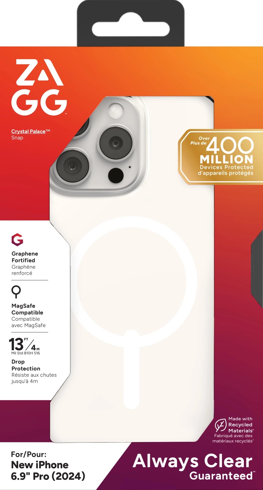 Imagen 3 de Funda Crystal Palace Snap Magsafe iPhone 16 Pro Max Zagg Michael