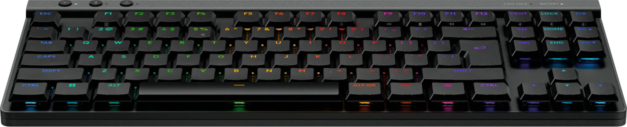Imagen 3 de Teclado Gamer Inalámbrico Logitech G515 Lightspeed TKL (EN) Swtch táctil RGB Neg