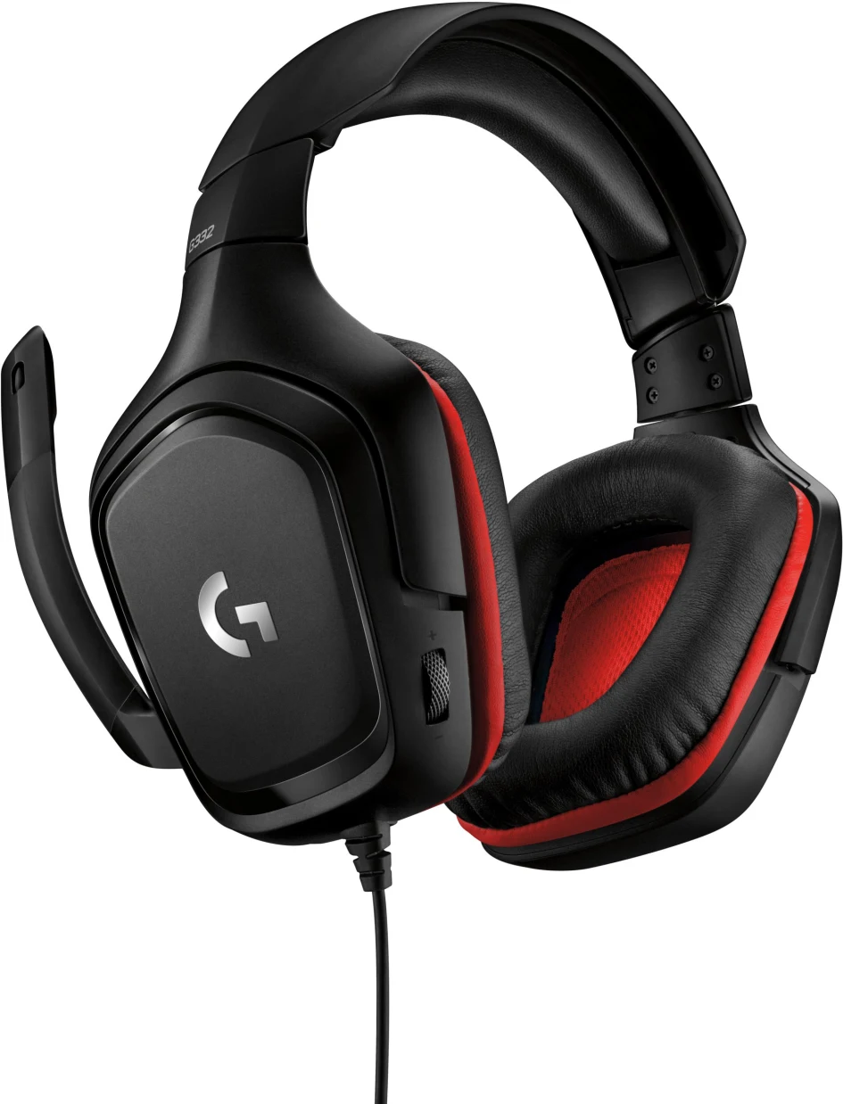 Imagen 0 de Audífonos Gamer Alámbricos Logitech G332 c/Mic Cable Jack 3.5mm 2mts Color Negro