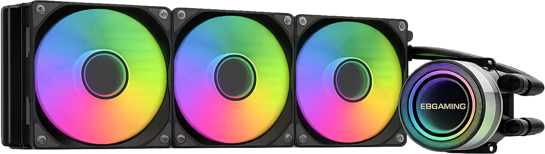 Imagen 0 de VENTILADOR CPU WATER COOLER CZ-360B-BK ARGB 360 ESGAMING