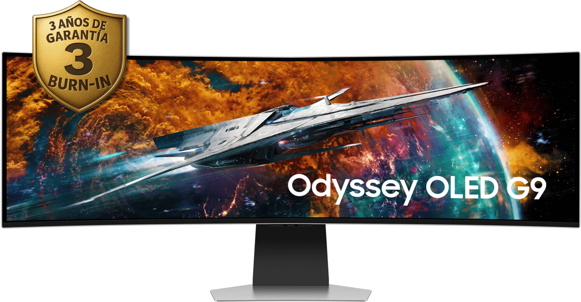 Imagen 0 de Monitor Gamer Curvo Samsung Odyssey OLED G9 49" DQHD5120*1440 WiFi DP HDMI mHDMI