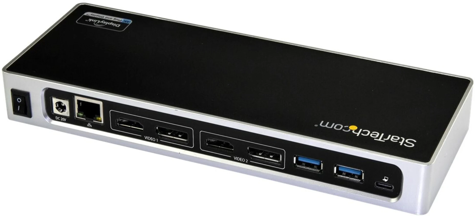 Imagen 3 de Docking Station USB-C para Portátiles de 2 Ptos DP o HDMI Thunderbolt 3 Mac Win