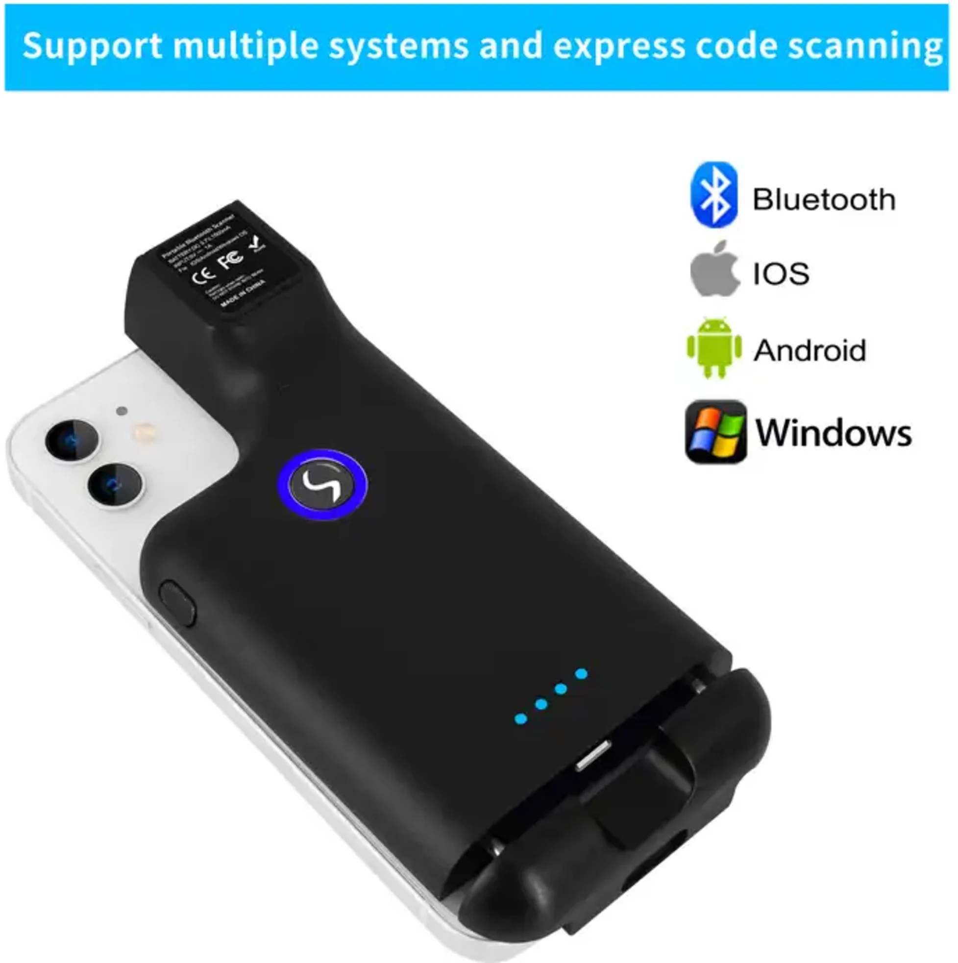 Imagen 3 de Lector de Codigo de Barras Symcode 2D para Celular R-75 Inalámbrico
