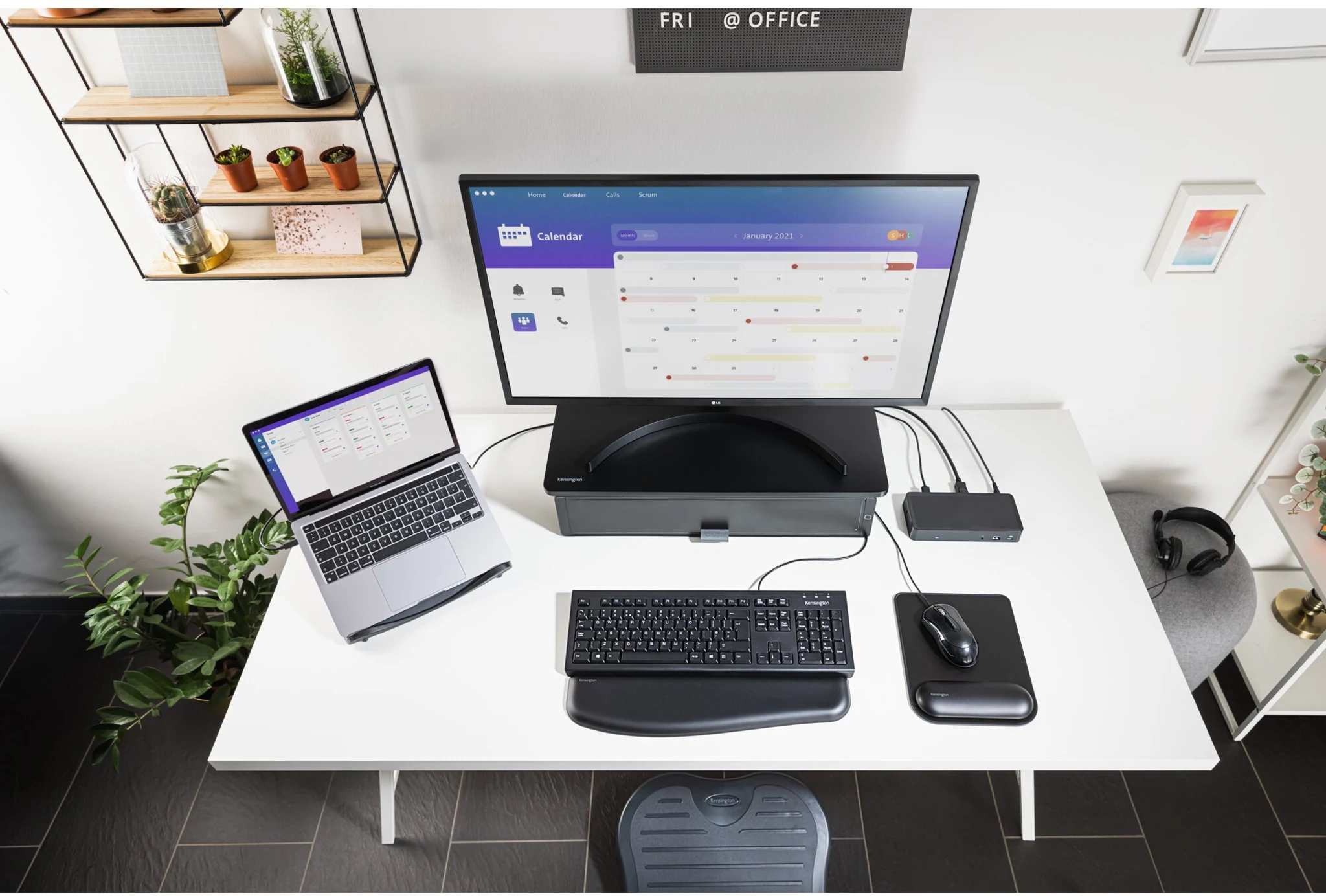 Imagen 2 de Teclado Alámbrico Kensington KB100 EQ, Español Tamaño completo Res.Derrame Negro