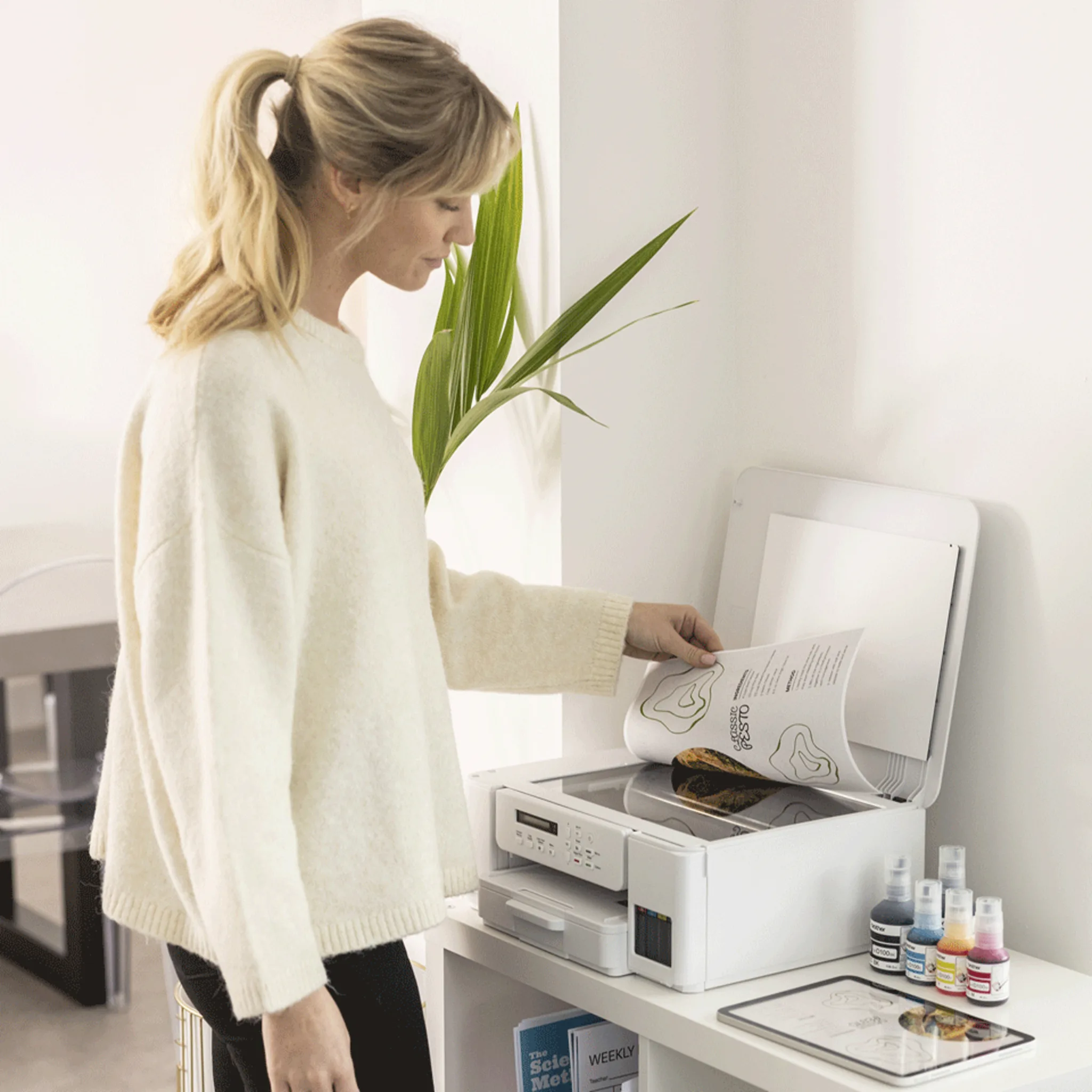 Imagen 5 de Impresora Multifunción Brother DCP-T536DW Tanque Tinta color WiFi USB