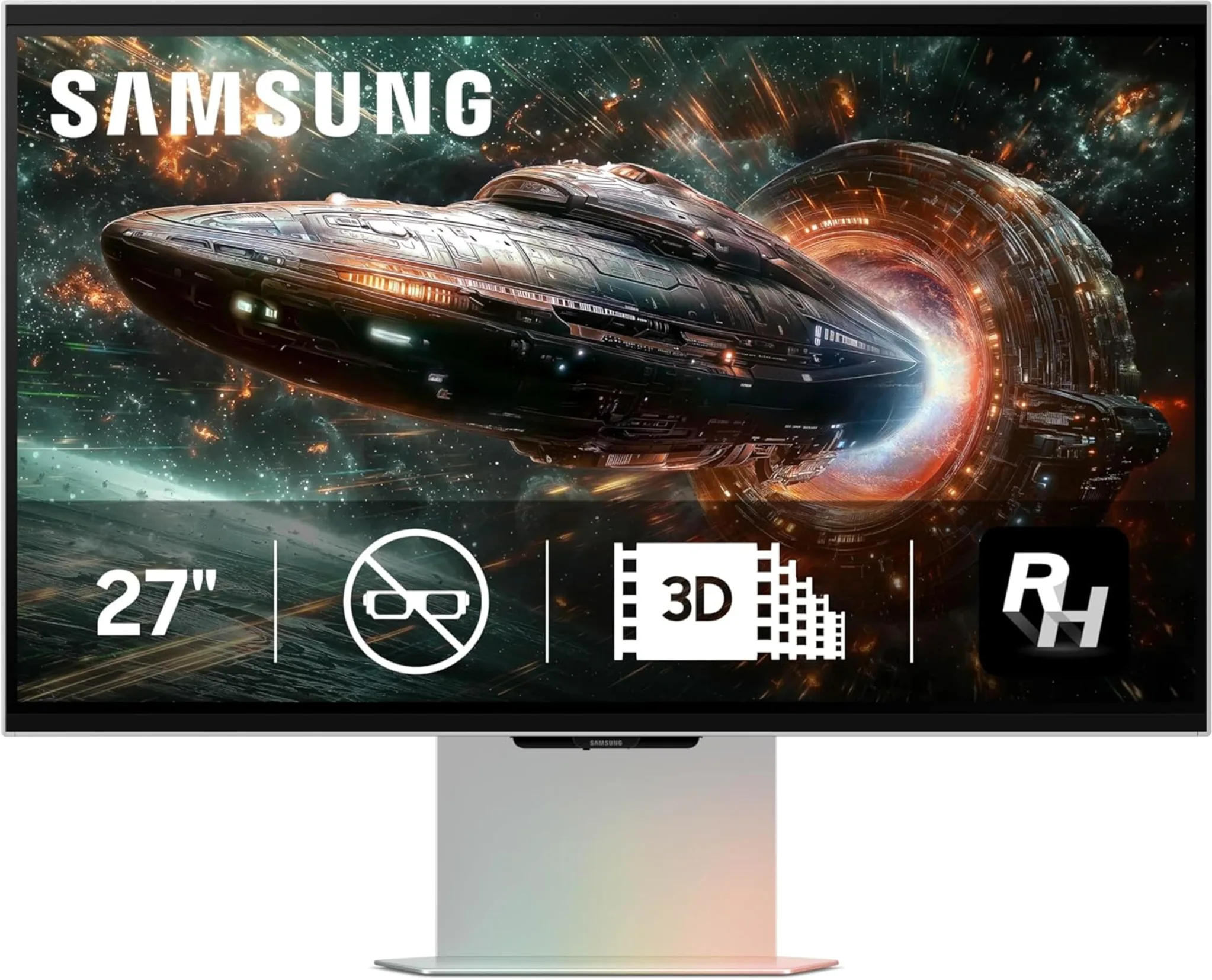 Imagen 0 de Monitor Vision 3D Gamer Samsung G90XF 27" 4K sin lentes IPS 165Hz Pivoteable