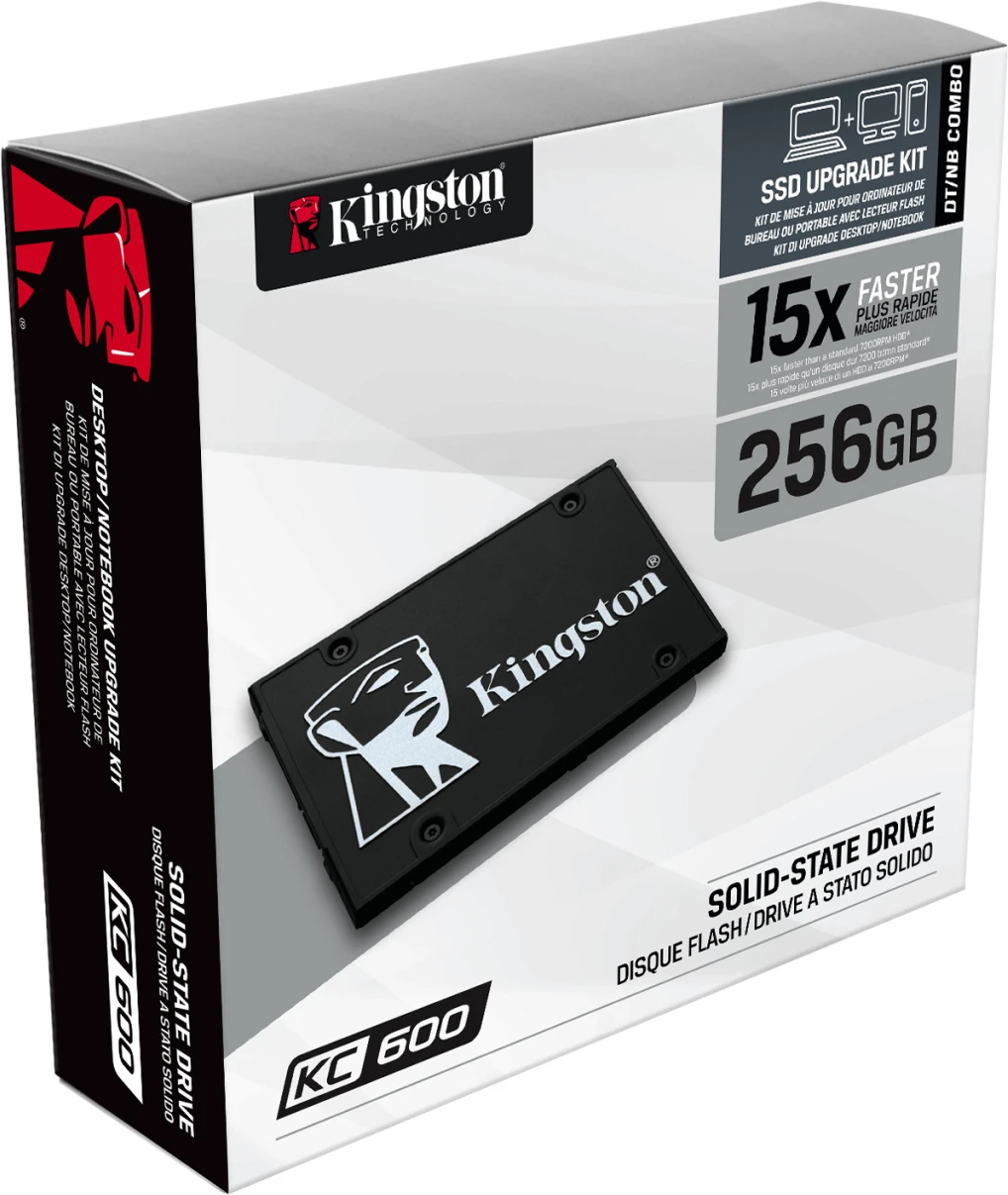 Imagen 4 de Unidad SSD Kingston SKC600 256GB 2.5" SATA 3 6GB/s Lec 550MB/s Esc 500MB/s