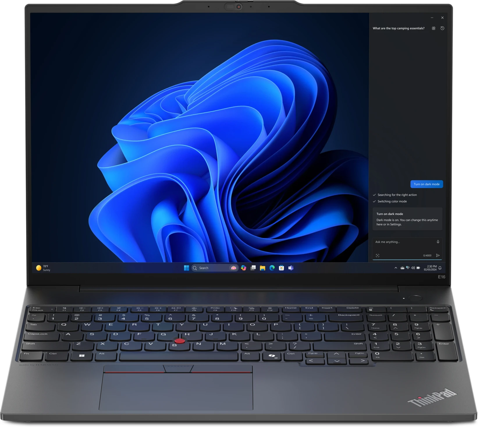Imagen 11 de Notebook Lenovo ThinkPad E16 Gen2 Ultra 5 125U RAM 16GB SSD 512GB 16" W11P