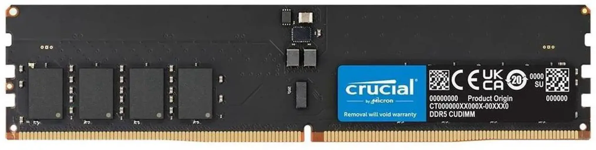 Imagen 0 de Memoria RAM 16GB DDR5 6400MHz DIMM CL52 Non-ECC 1.1V 288 pin Crucial 
