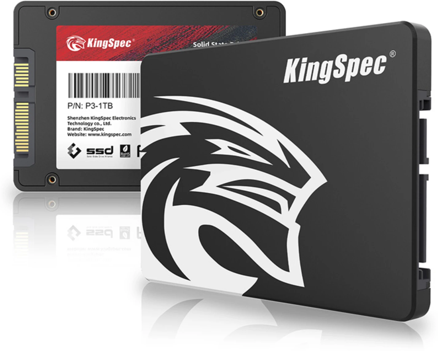 Imagen 0 de Unidad SSD KingSpec P3-256 256GB 2.5" SATA 3 6.0Gb/s Lec580MB/s Esc570MB/s