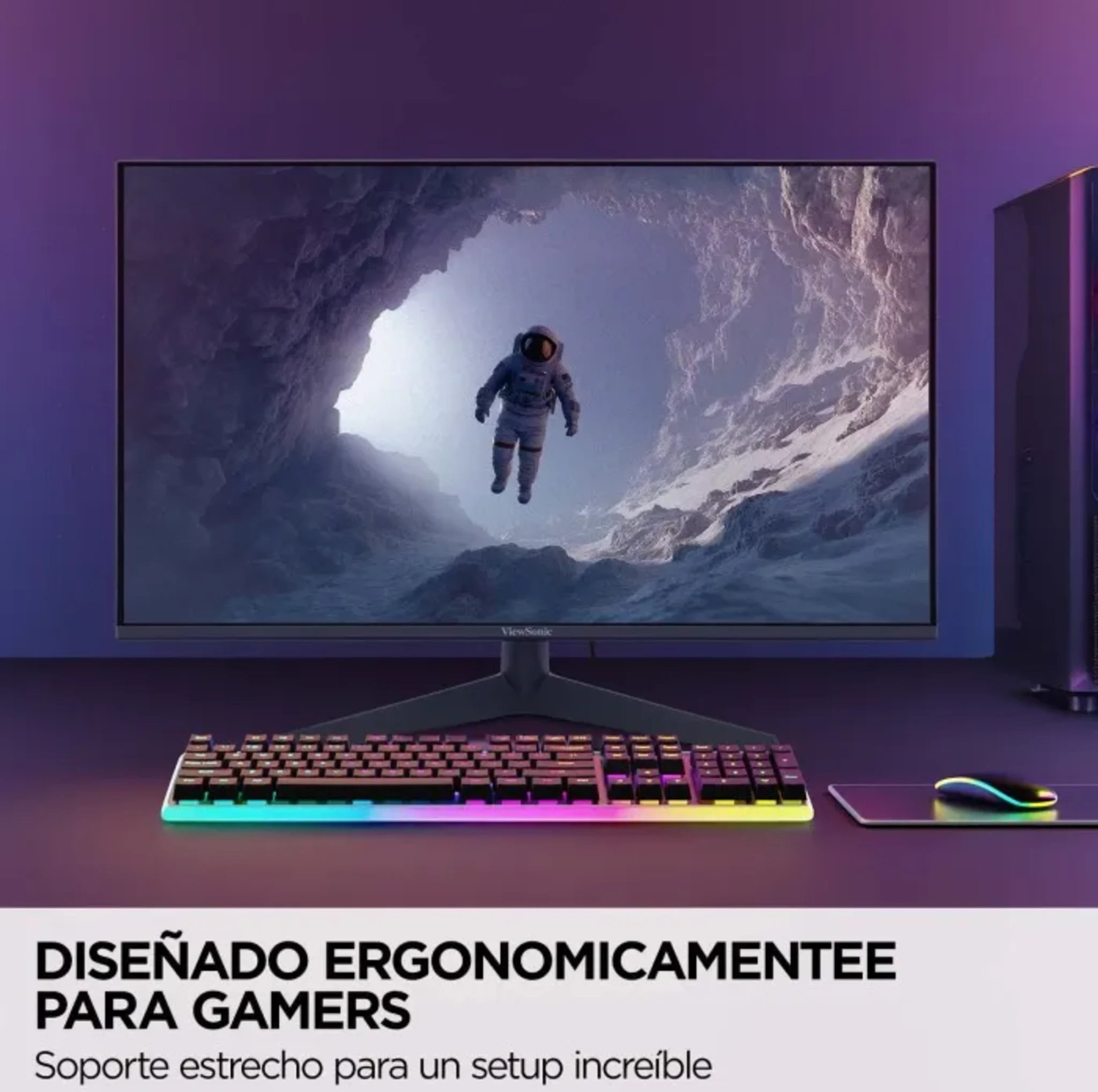 Imagen 9 de Monitor Gamer Viewsonic VX2429 24" FHD 1920*1080 IPS HDMI DP 200Hz 1ms FreeSync