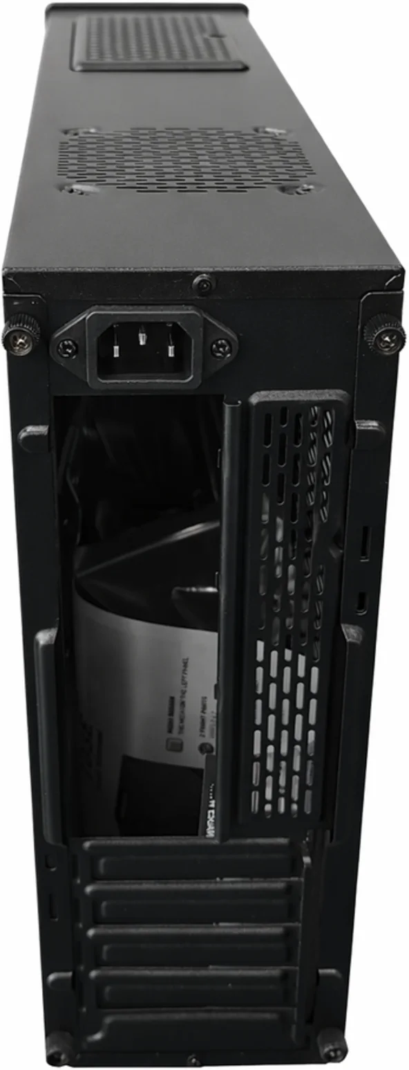 Imagen 2 de Gabinete Slim Esgaming 103, 2*USB2.0 1*USB3.0 Fuente de 750W Color Negro