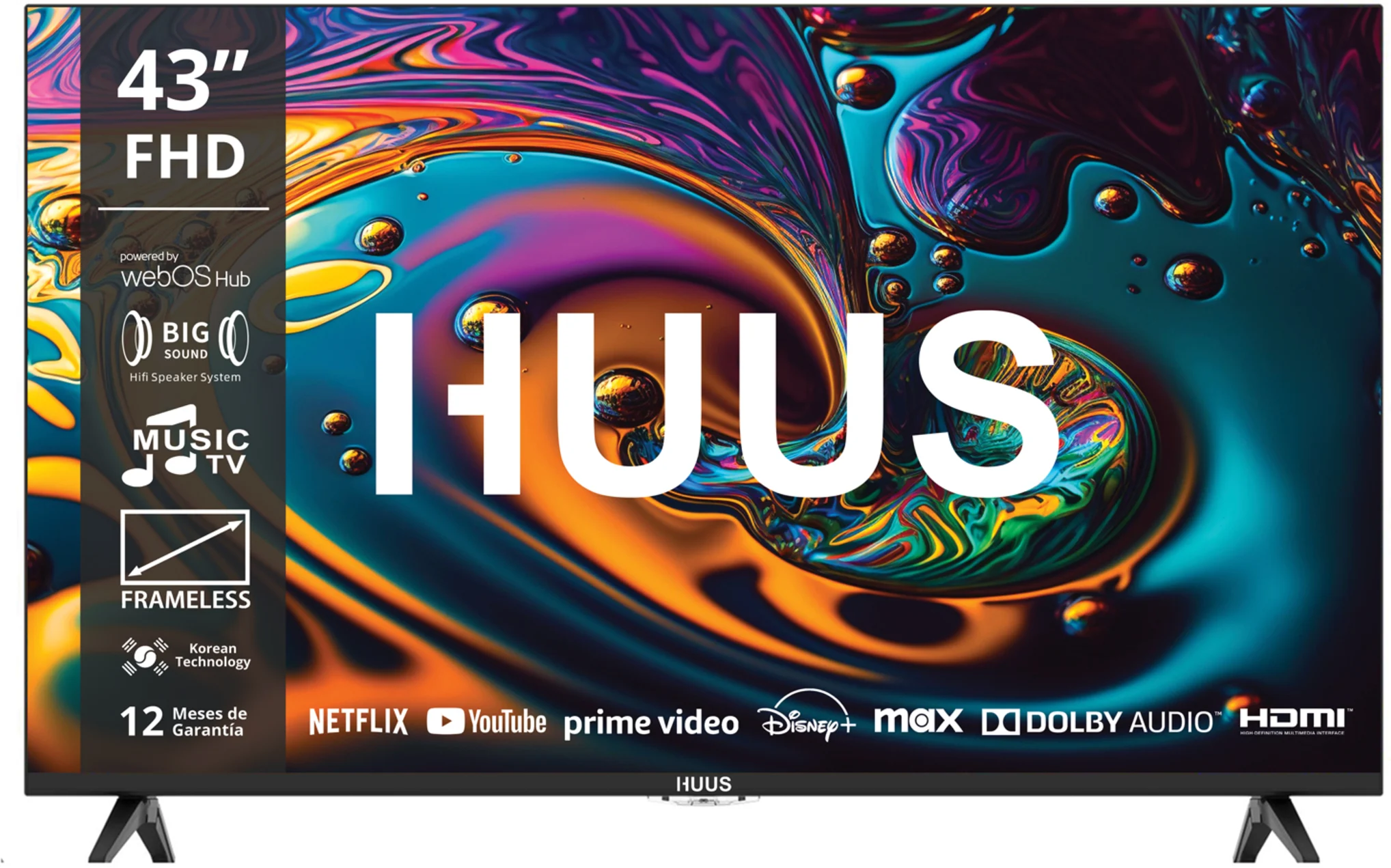 Imagen 0 de Huus SMART TV 43″ FHD 2025 [43UH25WO]