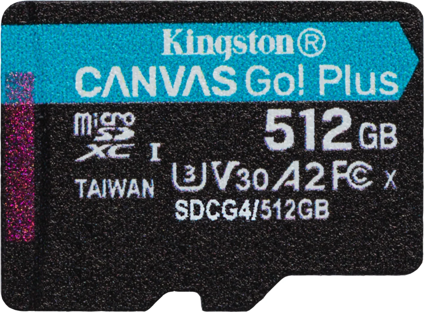 Imagen 1 de Memoria MicroSDXC 512GB Kingston Canvas Go Plus Cat10 UHS-I U3 V30 A2 Lec200MB/s