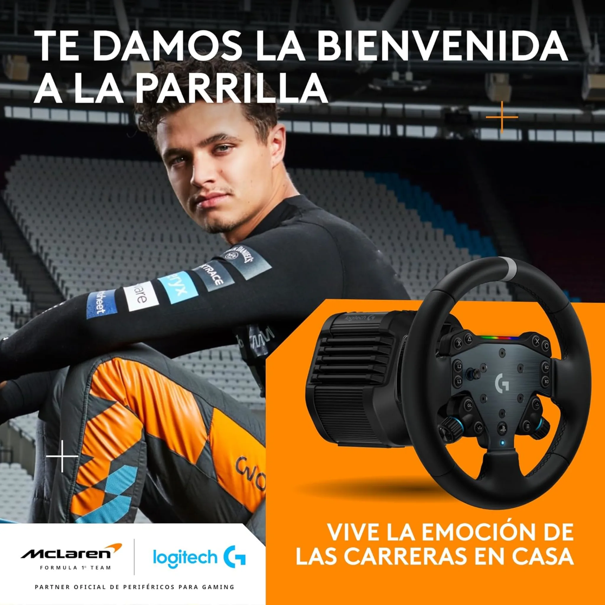 Imagen 1 de [PREVENTA] Volante de carreras RS50 System para PC, PS4 y PS5 + Regalo G435