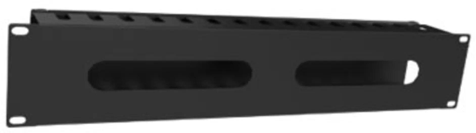 Imagen 1 de Organizador de Cables Nexxt Solutions NPM-DH2UB, Horizontal 2U, 19", Negro