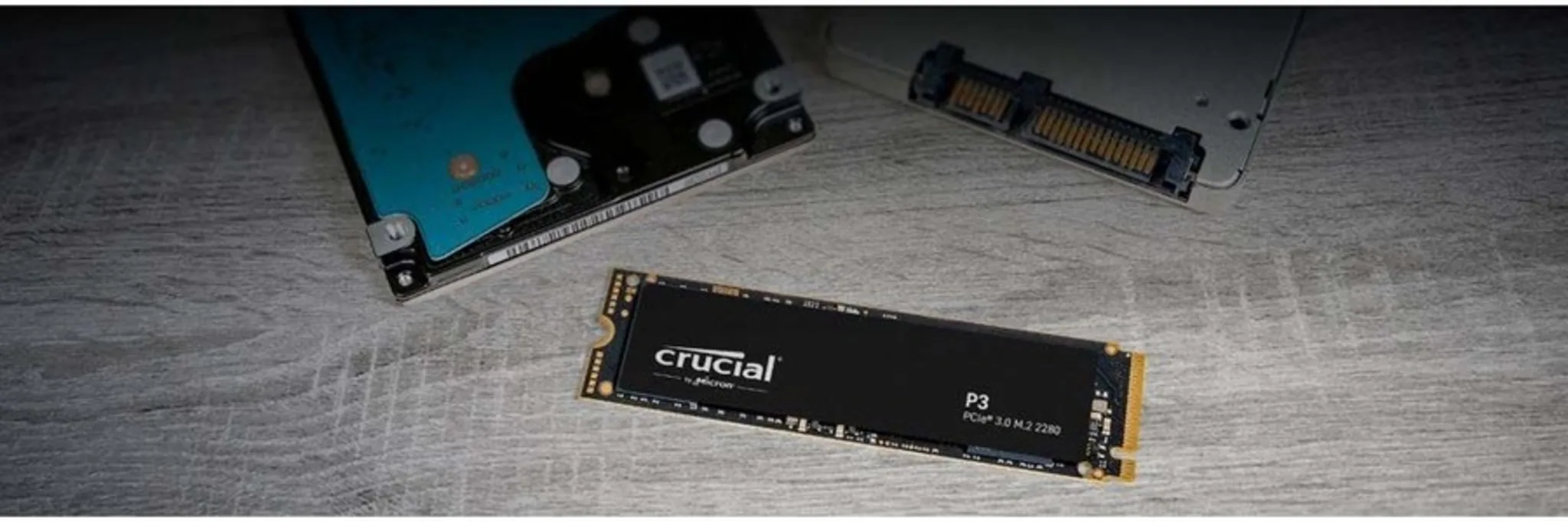Imagen 1 de Unidad SSD Crucial P3 1TB M.2 22*80 PCIe G3 x4 NVMe Lec 3500MB/s Esc 3000MB/s
