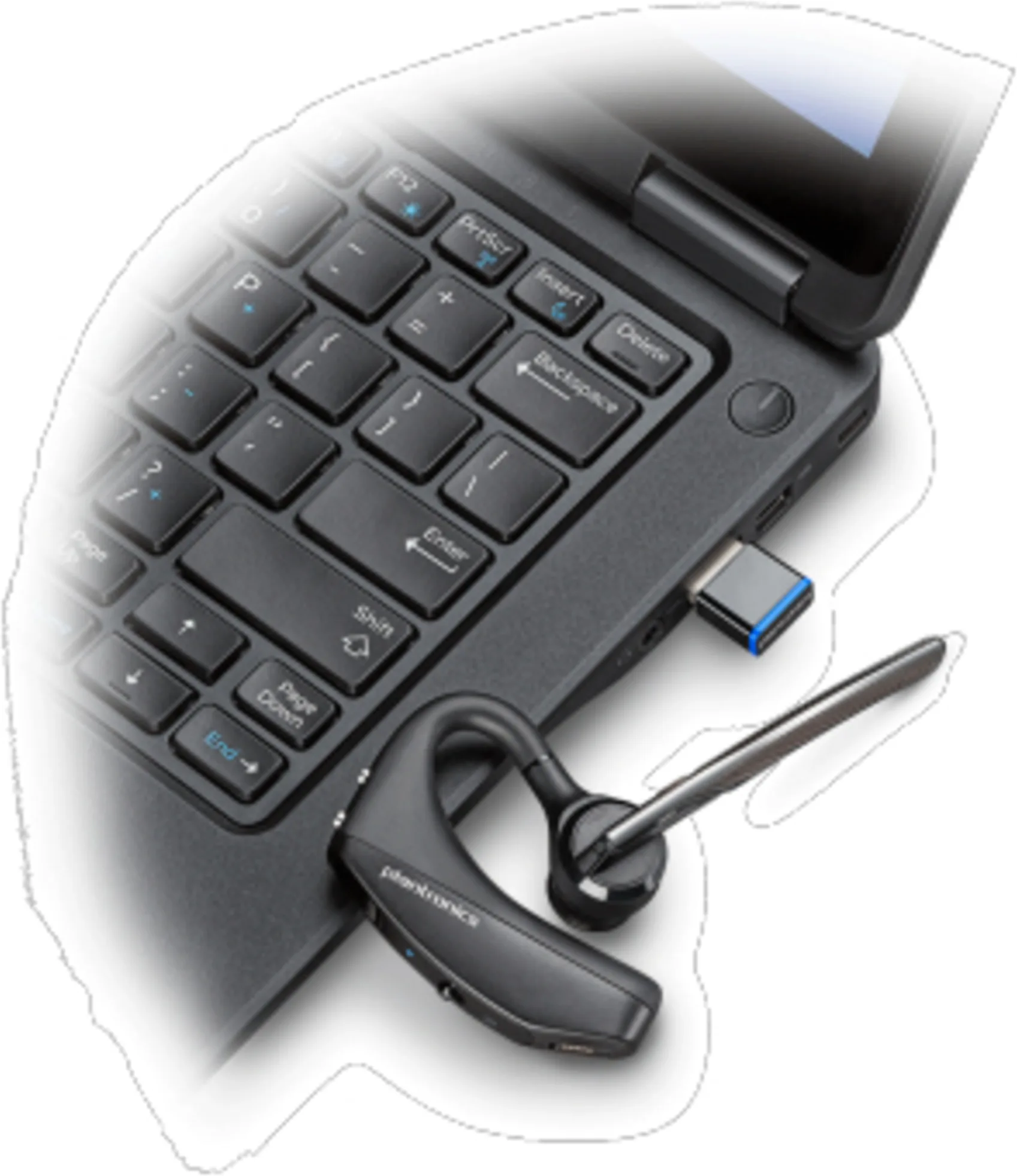 Imagen 2 de Auricular Plantronics Voyager 5200 UC Monaural Microfono Bluetooth 