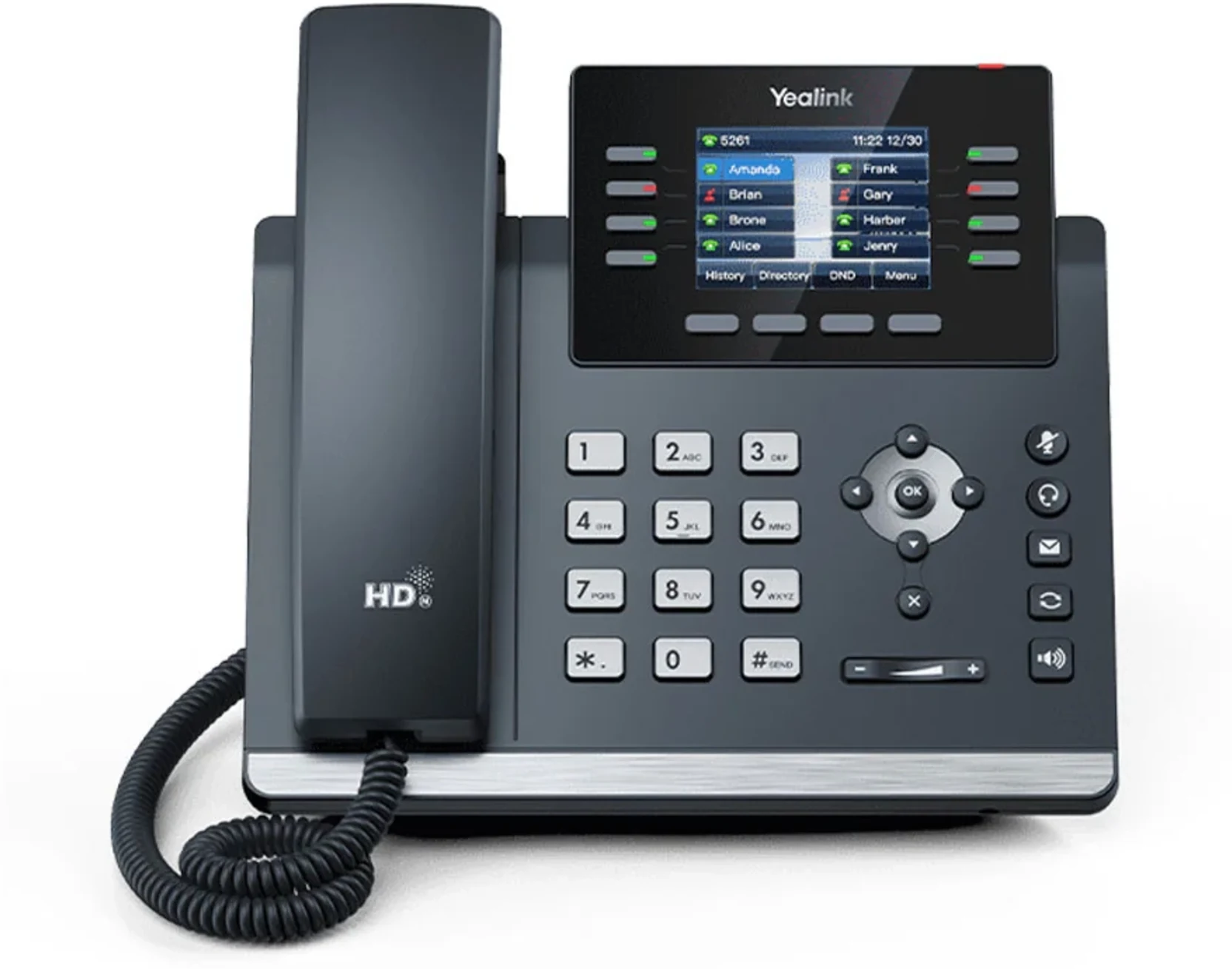 Imagen 0 de Telefono IP linea Ultra elegant pantalla color POE Gigabit (no incluye fuente P)