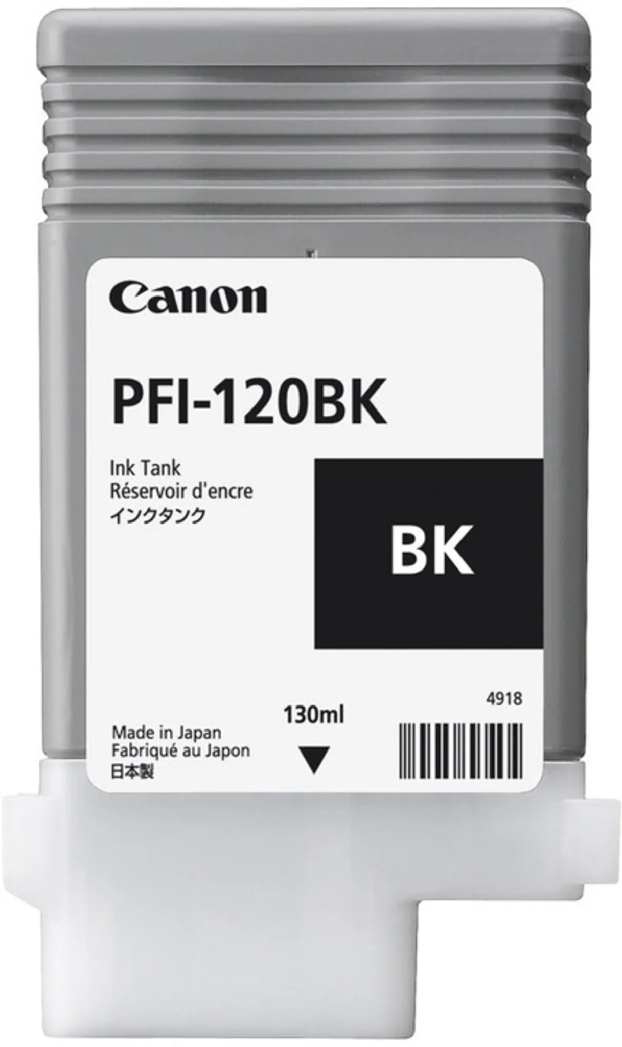Imagen 0 de Cartridge Canon PFI-120 Negro imagePROGRAF TM-300 MFP T36, 130ml