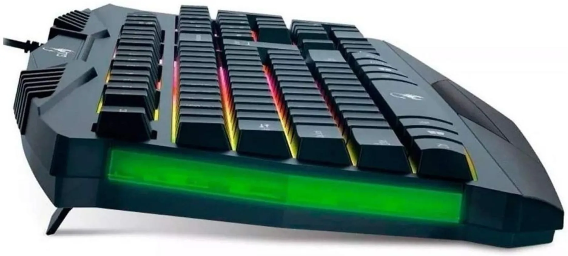 Imagen 0 de Teclado Gamer Alámbrico Genius Scorpion K220 RGB 7 Color USB Español Negro