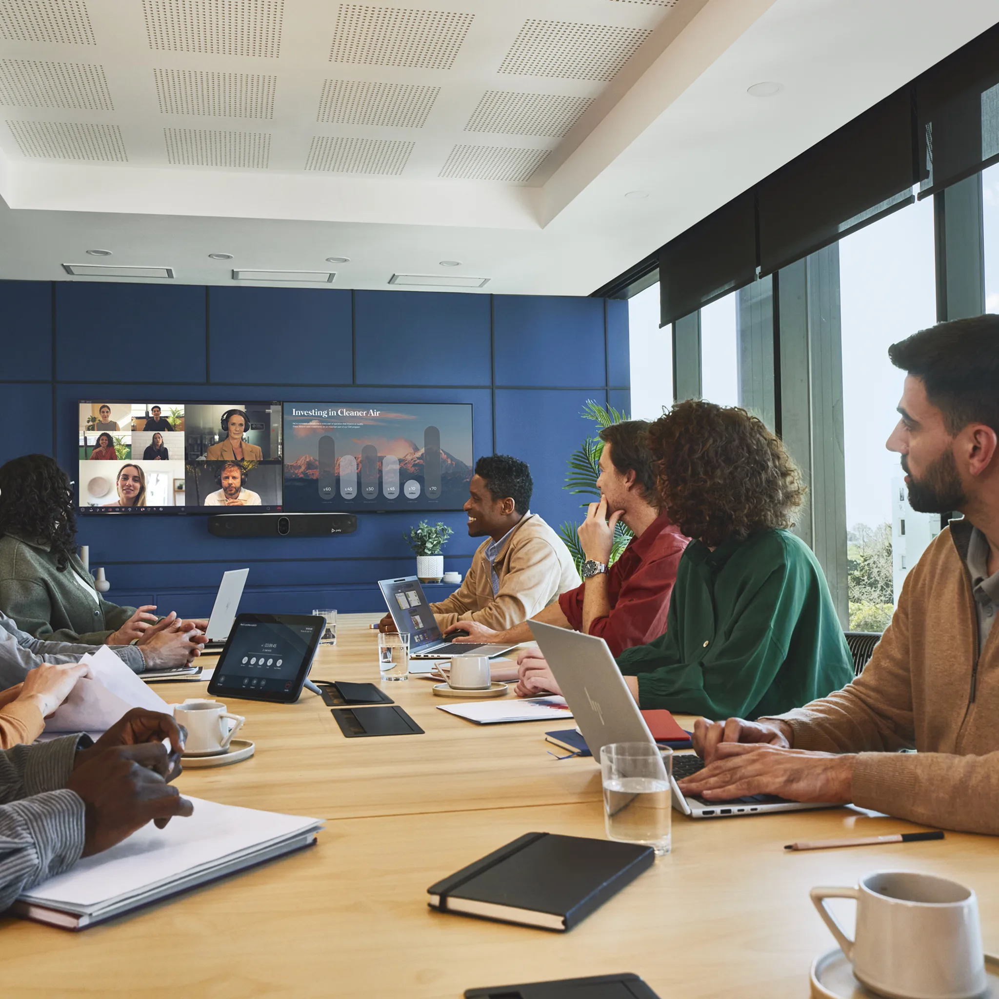 Imagen 5 de Barra de Video HP Poly Studio X72, 4K, IA, All-in-One, Zoom/Teams