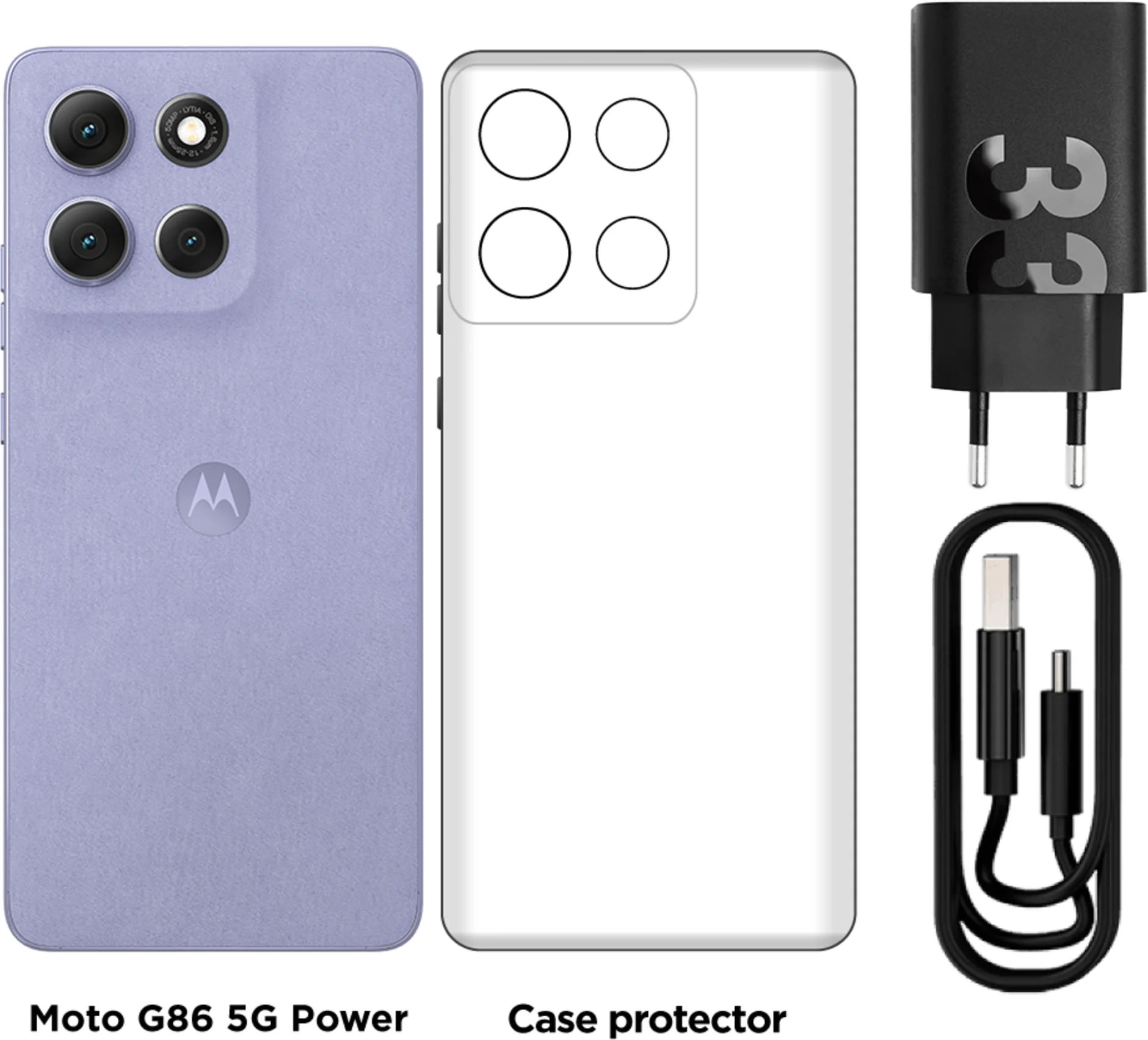 Imagen 4 de Celular Motorola Moto G86 256GB RAM 8GB 50MP 6.67' Lila