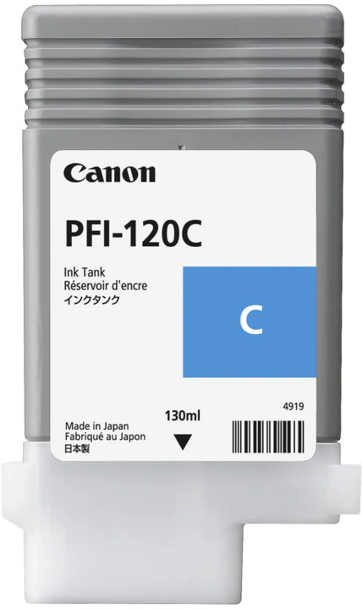 Imagen 0 de Cartridge Canon PFI-120 Cyan, Comp. Ink Tank TM-200 TM-205 TM-300 TM-301, 130ml