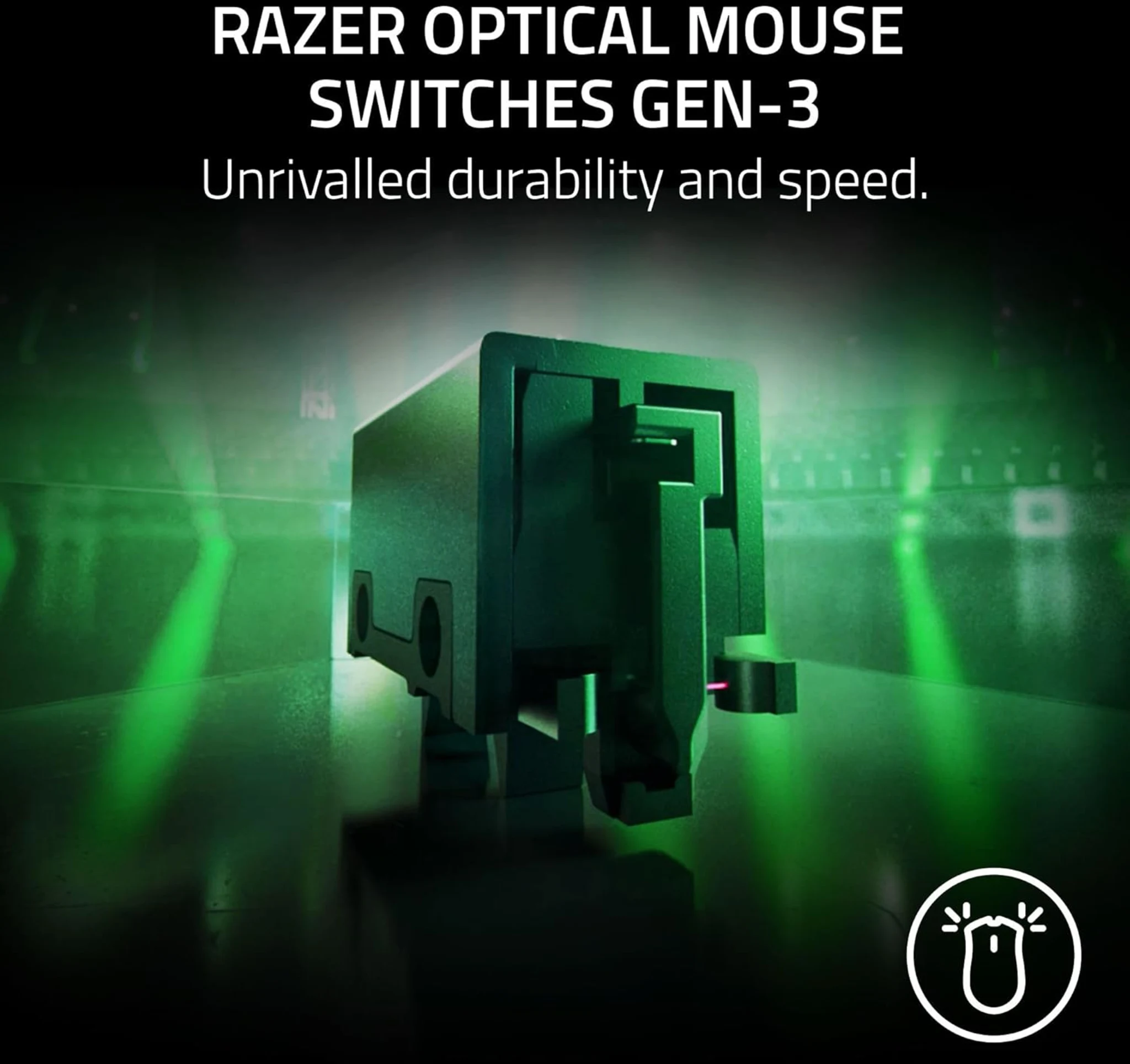 Imagen 2 de Mouse Gamer Inalámbrico Razer Viper V3 Pro Óptico 35K DPI 2.4GHz RF USB-C Black