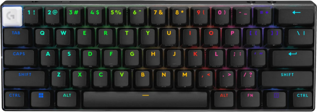 Imagen 0 de Teclado Gamer Inalámbrico Logitech PRO X60 Inglés Switch Táctil RGB Negro