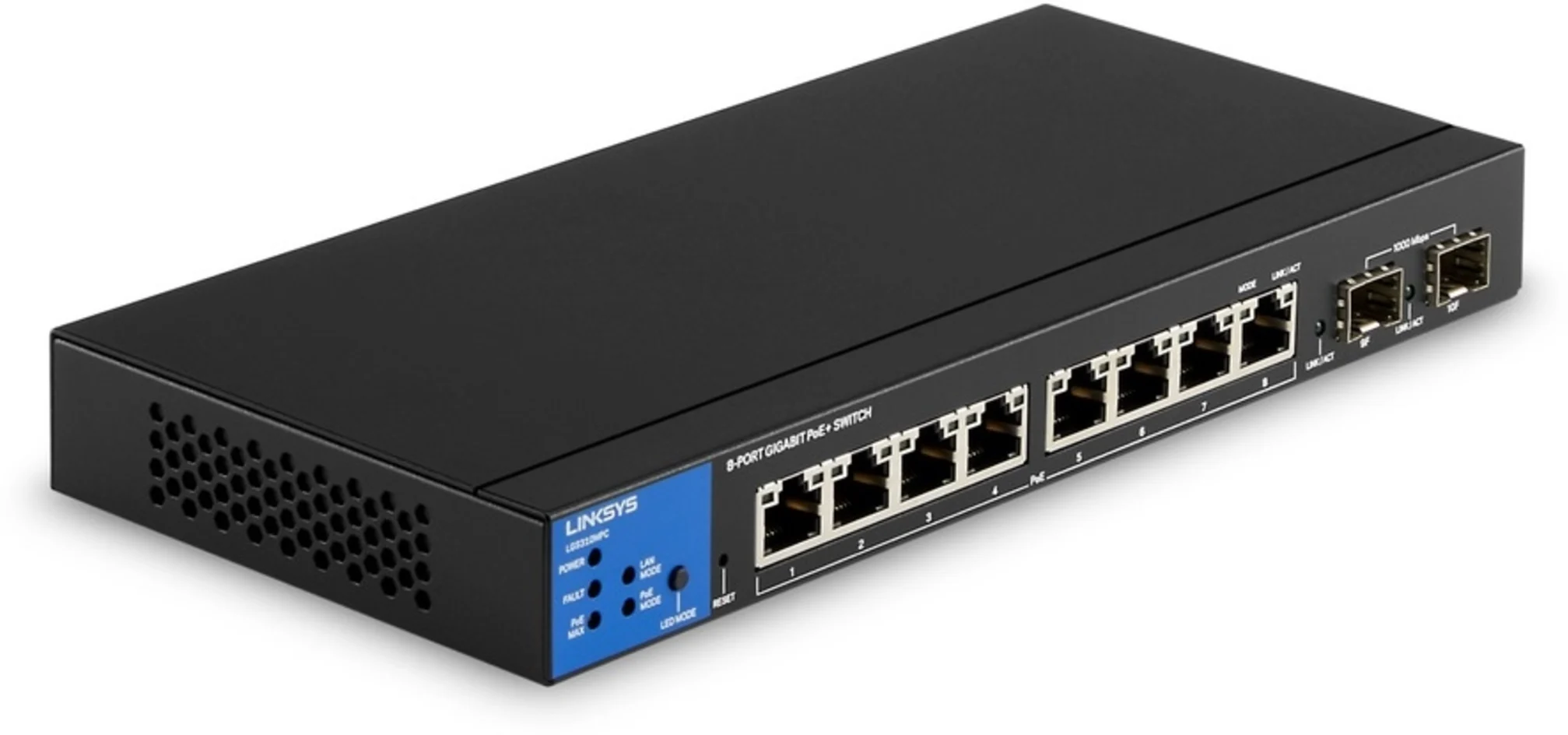 Imagen 0 de Linksys LGS310MPC 8 port Managed POE+GE Switch 2 1GB SFP