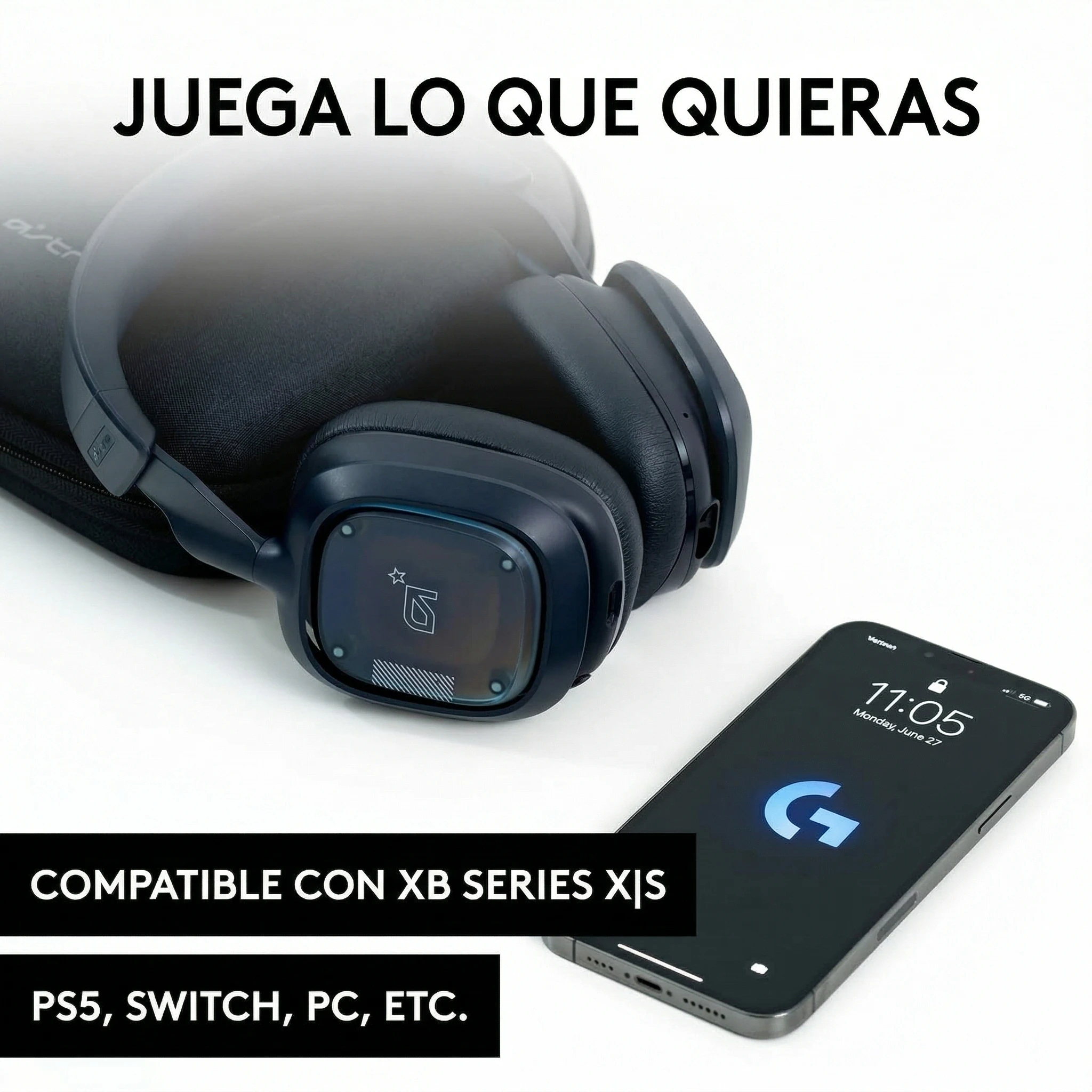 Imagen 1 de Audífonos Gamer Inalámbrico Logitech Astro  A30 Lightspeed 2.4GHz PS Navy Blue