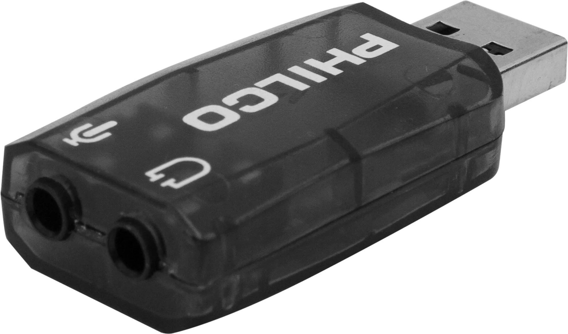 Imagen 0 de ADAPTADOR DE AUDIO/MIC USB JACK 3.5ST.