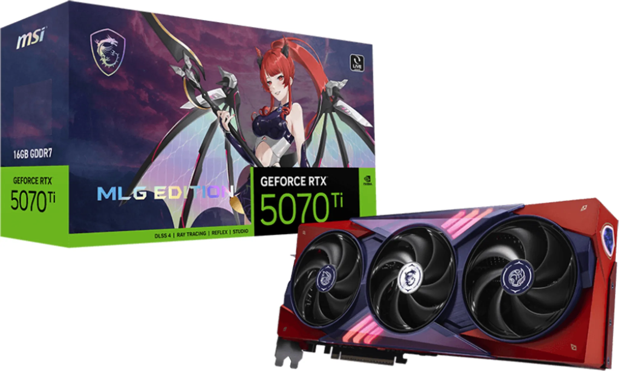 Imagen 0 de MSI GeForce RTX 5070 Ti 16G MLG EDITION [G507T-16MLGEC]