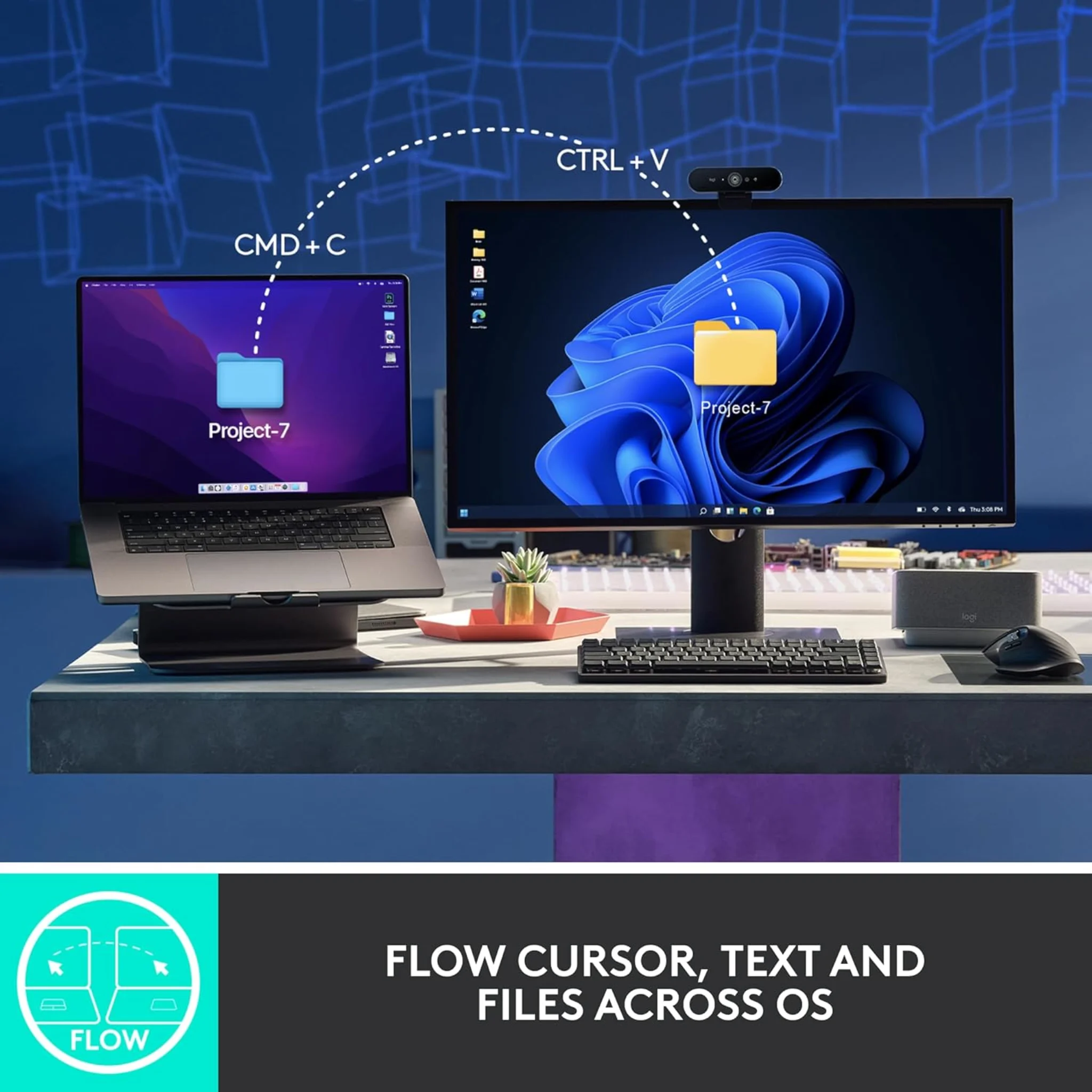 Imagen 7 de Mouse Inalámbrico Logitech MX Master 3s Óptico 8000DPI 7 Botones Bluetooth Negro