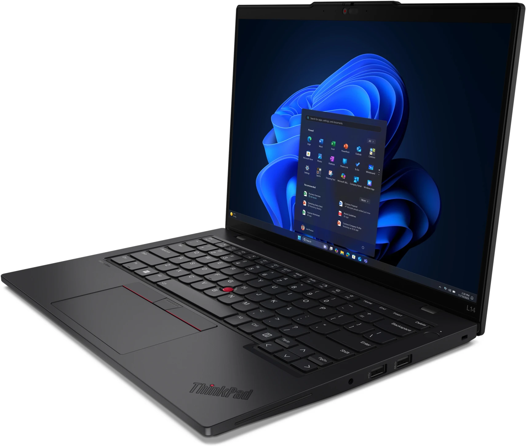 Imagen 3 de Notebook Lenovo Thinkpad L14 Gen6 Ryzen 7 Pro 250 RAM16GB SSD512GB 14" W11P
