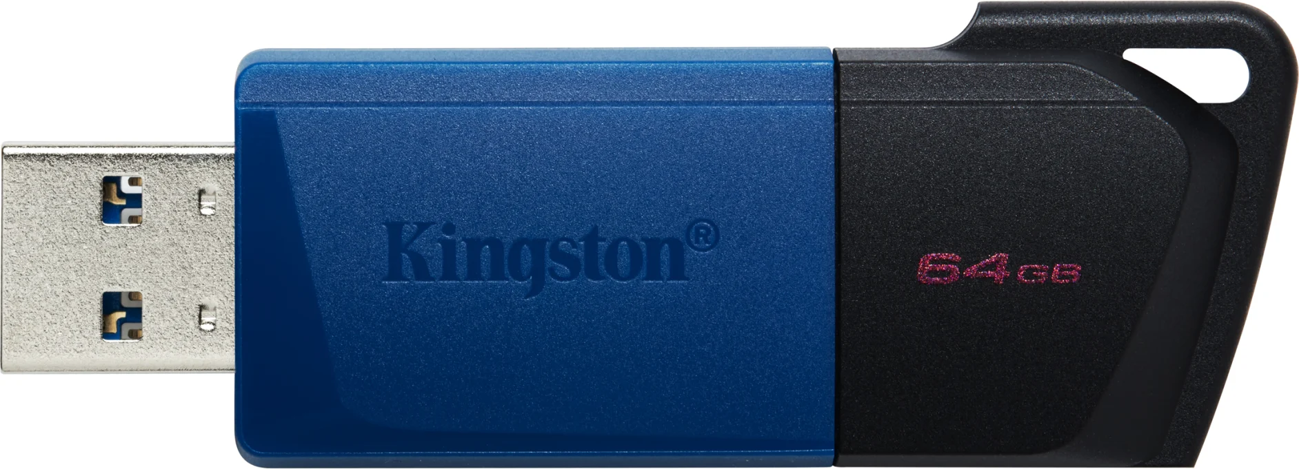 Imagen 2 de Pendrive 64GB Kingston DataTraveler Exodia M USB3.2 Gen1 Color Negro/Azul