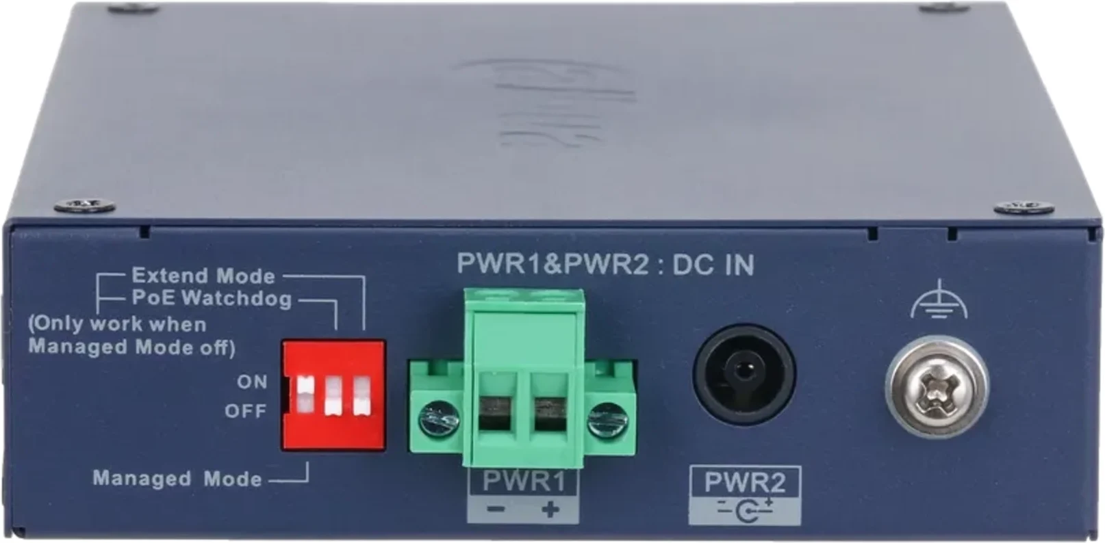 Imagen 4 de Switch Industrial Dahua de 6 Puertos (Gestionado en la Nube 4 Ptos POE SFP 90W)
