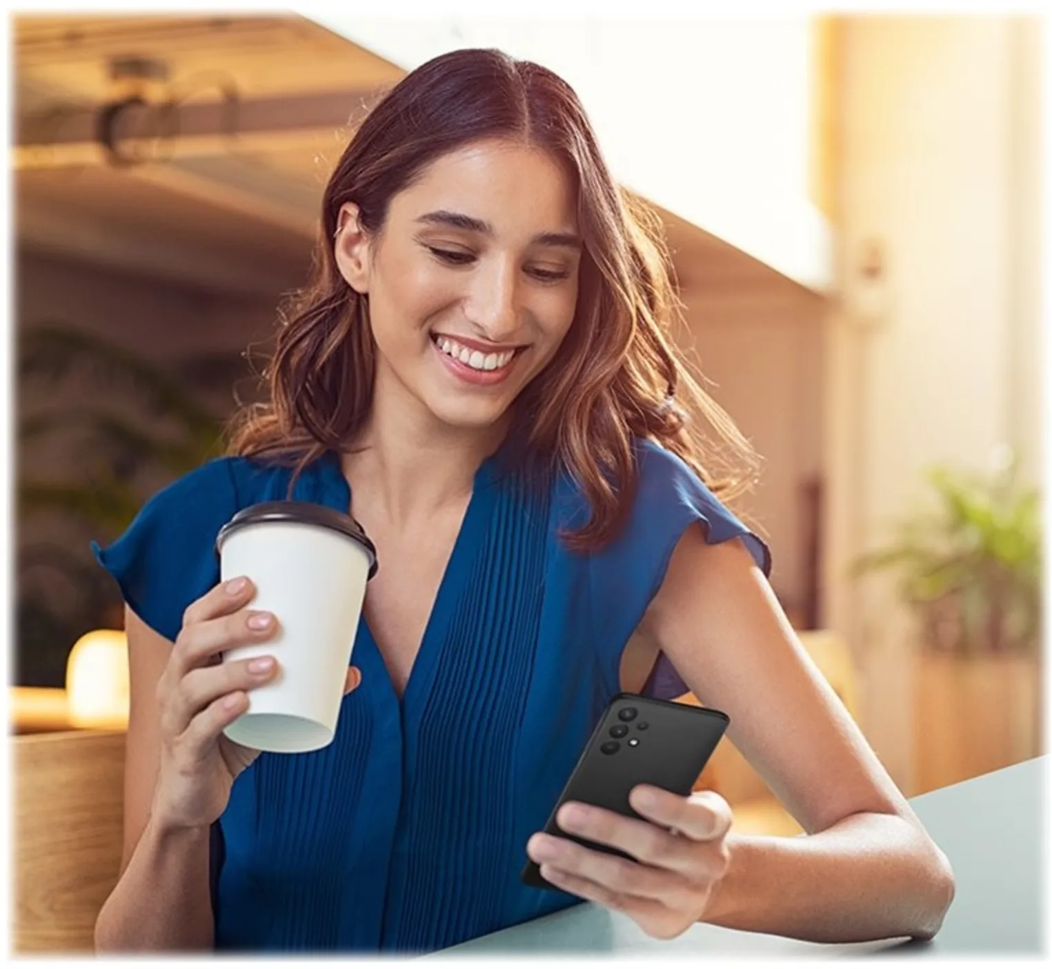 Imagen 2 de Smartphone Samsung Galaxy A32 LTE OctaCore RAM 4GB Alm 128GB 6.4" Android Black