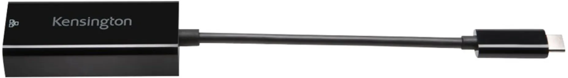 Imagen 2 de Adaptador USB-C A Red Gigabit Ethernet 10/100/1000 BASE-T Color Negro (Reacondicionado)