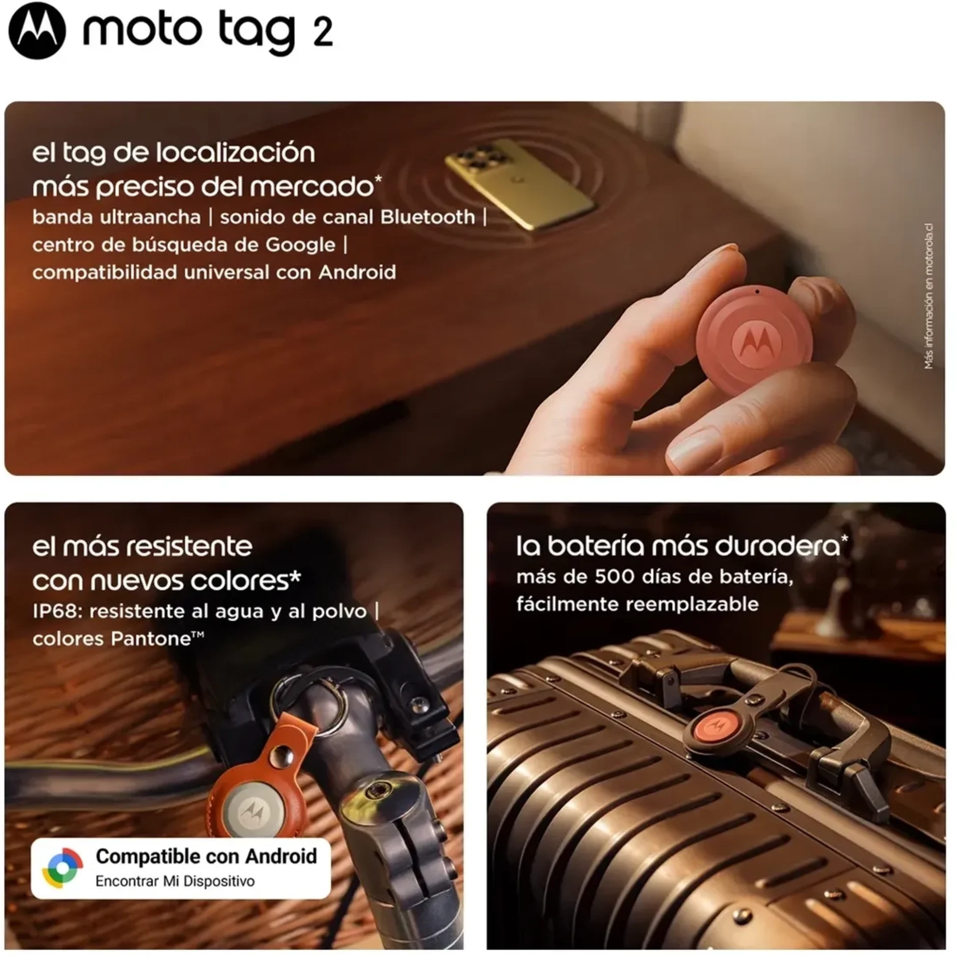Imagen 3 de Motorola - Moto Tag 2 - Naranjo