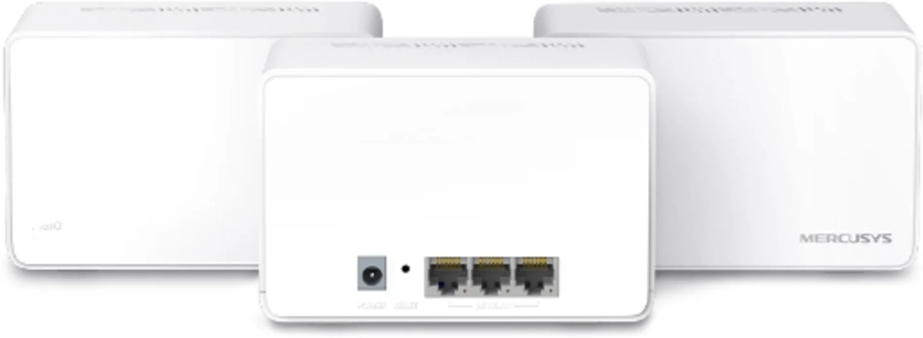 Imagen 1 de Pack 3 Sistema WiFi Mesh Mercusys Halo H80XcAX3000, WiFi 6, 650m² MU-MIMO WPA3