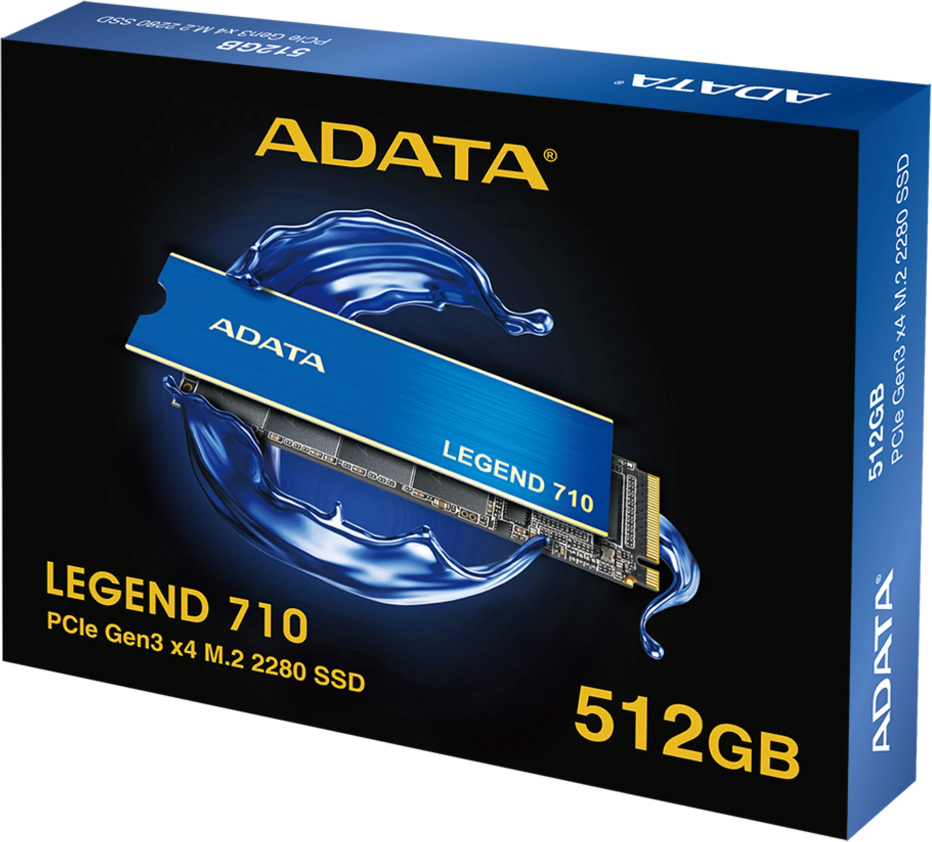 Imagen 7 de Unidad SSD AData Legend 710 512GB M.2 22*80 PCIe G3x4 Lec 2400MB/s Esc 1000MB/s